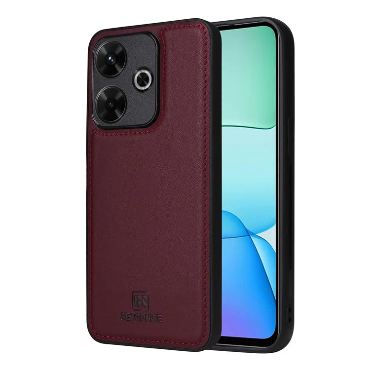 BETOPNICE 005 For Xiaomi Redmi 13 4G / Note 13R 5G / Poco M6 4G Wallet Case PU Leather Stand Phone Cover