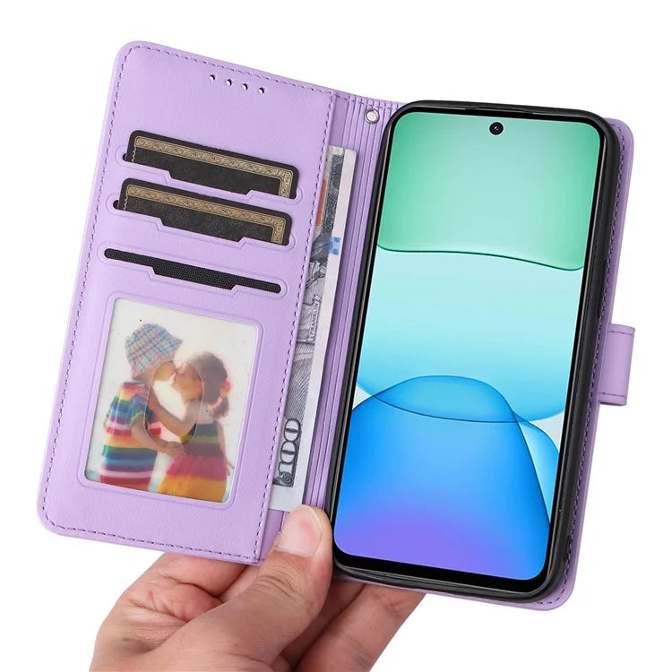 BETOPNICE 005 For Xiaomi Redmi 13 4G / Note 13R 5G / Poco M6 4G Wallet Case PU Leather Stand Phone Cover