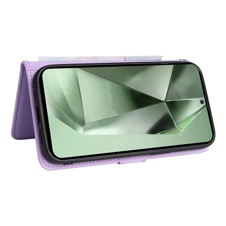 BETOPNICE 005 For Samsung Galaxy S24 FE Stand Case PU Leather Wallet Phone Cover