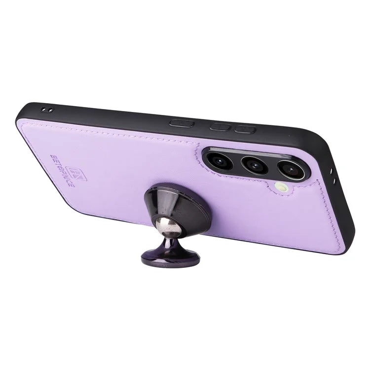 BETOPNICE 005 For Samsung Galaxy S24 FE Stand Case PU Leather Wallet Phone Cover