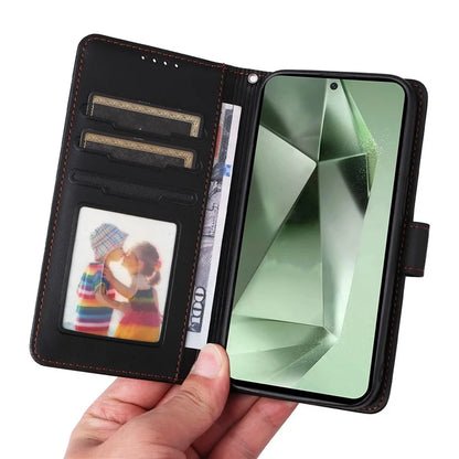 BETOPNICE 005 For Samsung Galaxy S24 FE Stand Case PU Leather Wallet Phone Cover