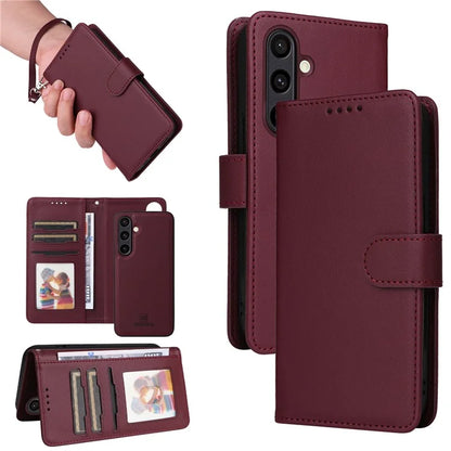 BETOPNICE 005 For Samsung Galaxy S24 FE Stand Case PU Leather Wallet Phone Cover