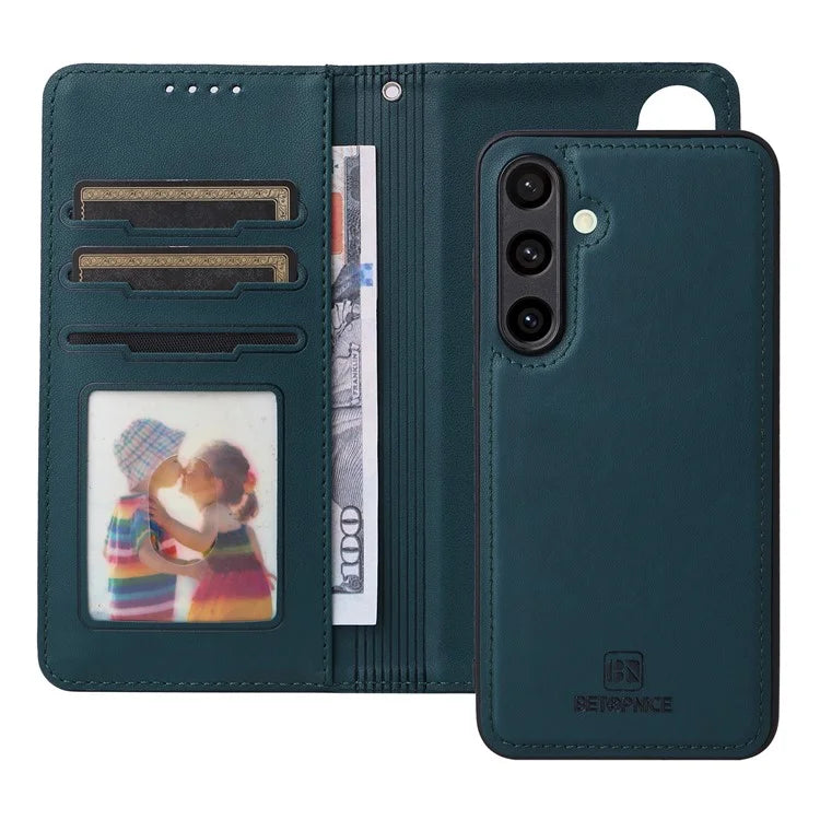 BETOPNICE 005 For Samsung Galaxy S24 FE Stand Case PU Leather Wallet Phone Cover