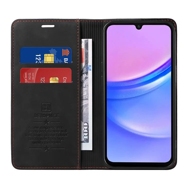 BETOPNICE 003 For Samsung Galaxy A16 5G Stand Case Anti-Scratch Leather Wallet Phone Cover