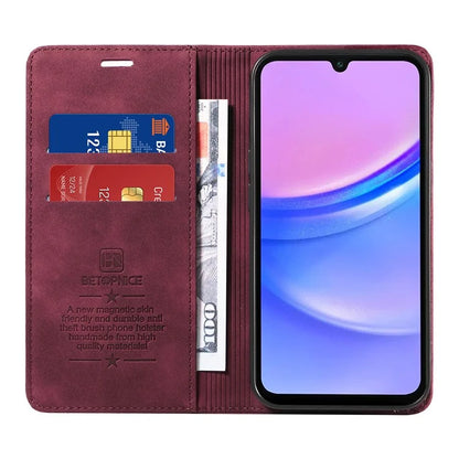 BETOPNICE 003 For Samsung Galaxy A16 5G Stand Case Anti-Scratch Leather Wallet Phone Cover