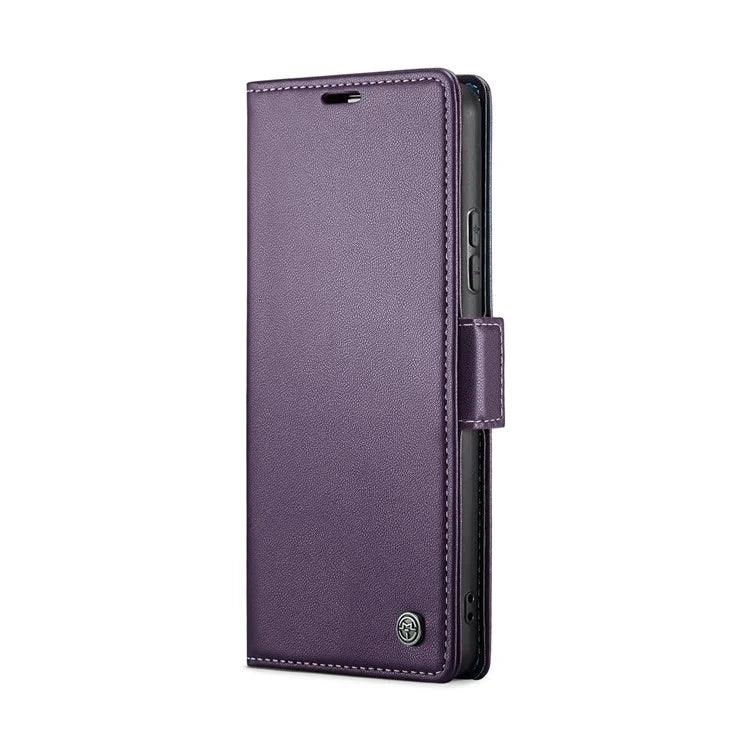 CASEME 023 Series For Xiaomi Redmi 13 5G  /  13 4G  /  Note 13R 5G Case RFID Blocking Glossy Stand Phone Cover