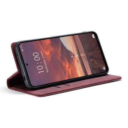 CASEME 013 Series For Xiaomi Redmi 13 5G  /  13 4G  /  Redmi Note 13R 5G Case Card Holder Stand Leather Phone Cover