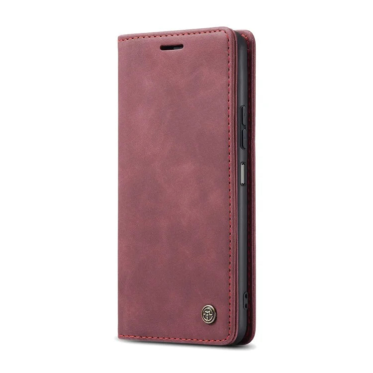 CASEME 013 Series For Xiaomi Redmi 13 5G  /  13 4G  /  Redmi Note 13R 5G Case Card Holder Stand Leather Phone Cover