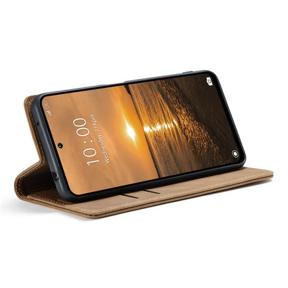 CASEME 013 Series For Xiaomi Redmi 13 5G  /  13 4G  /  Redmi Note 13R 5G Case Card Holder Stand Leather Phone Cover