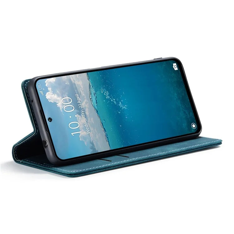 CASEME 013 Series For Xiaomi Redmi 13 5G  /  13 4G  /  Redmi Note 13R 5G Case Card Holder Stand Leather Phone Cover