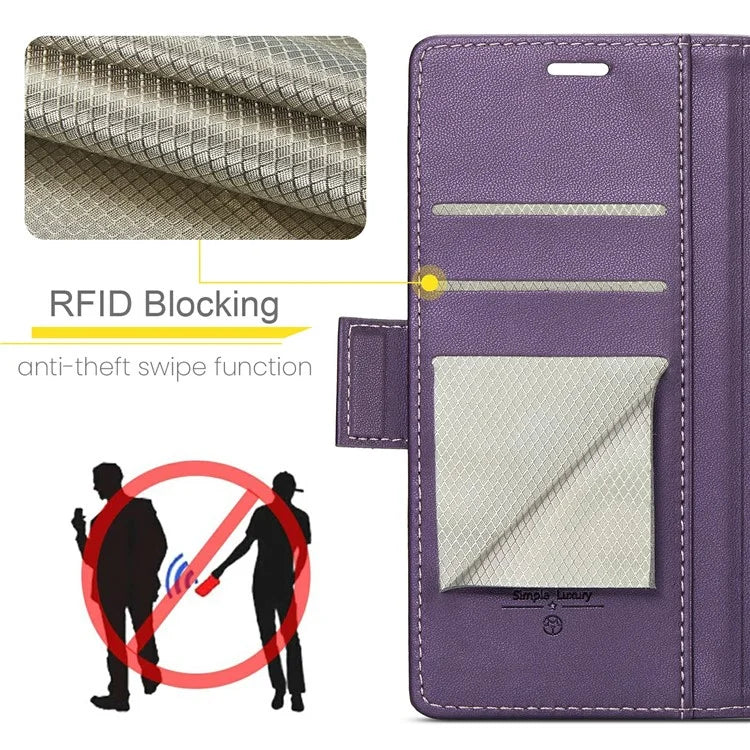 CASEME 023 Series For Google Pixel 9 Pro  /  Pixel 9 Case RFID Blocking Glossy Stand Phone Cover