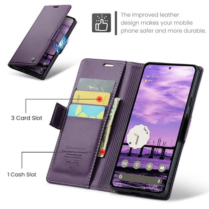 CASEME 023 Series For Google Pixel 9 Pro  /  Pixel 9 Case RFID Blocking Glossy Stand Phone Cover