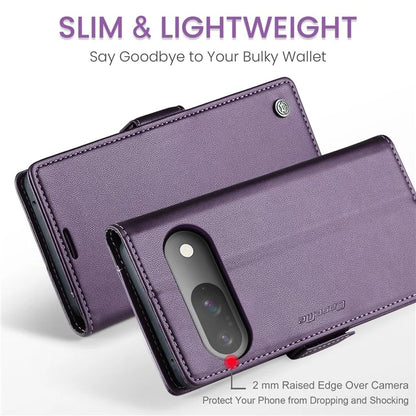 CASEME 023 Series For Google Pixel 9 Pro  /  Pixel 9 Case RFID Blocking Glossy Stand Phone Cover