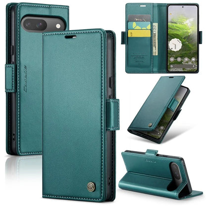 CASEME 023 Series For Google Pixel 9 Pro  /  Pixel 9 Case RFID Blocking Glossy Stand Phone Cover
