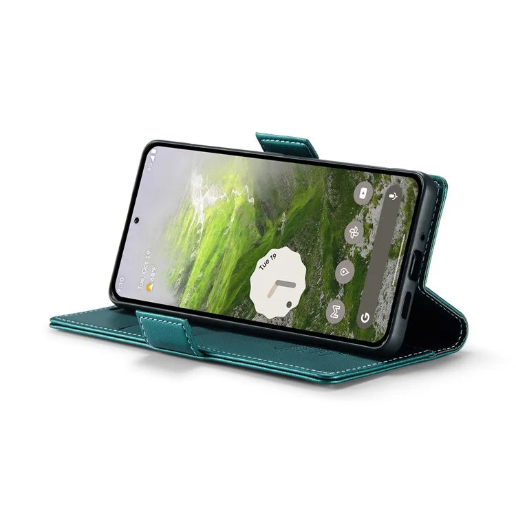 CASEME 023 Series For Google Pixel 9 Pro  /  Pixel 9 Case RFID Blocking Glossy Stand Phone Cover