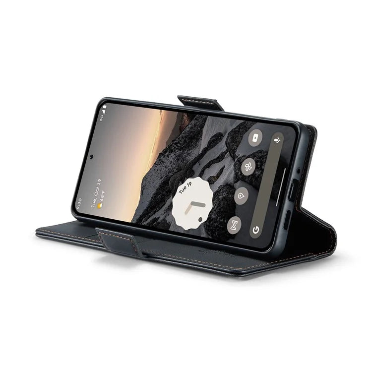 CASEME 023 Series For Google Pixel 9 Pro  /  Pixel 9 Case RFID Blocking Glossy Stand Phone Cover