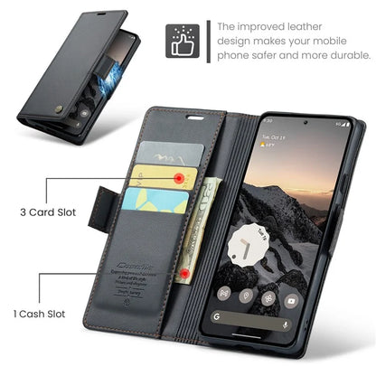 CASEME 023 Series For Google Pixel 9 Pro  /  Pixel 9 Case RFID Blocking Glossy Stand Phone Cover