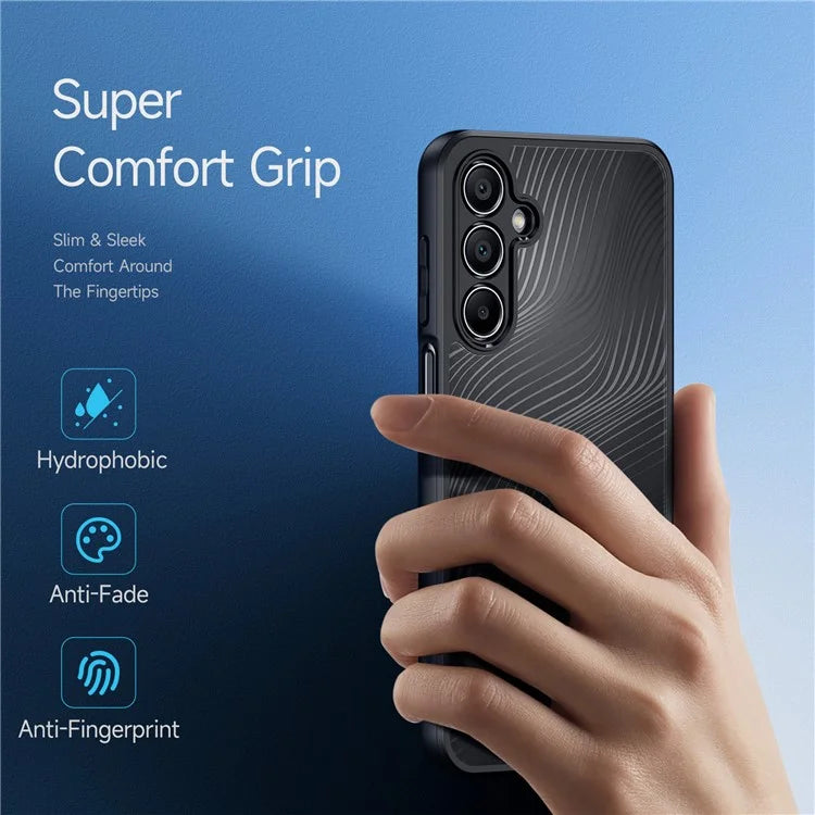 DUX DUCIS Aimo Series For Samsung Galaxy A16 5G / 4G Case TPU+PC Matte Phone Cover (REACH Certification) - Black