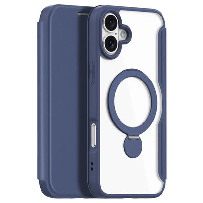 DUX DUCIS Skin X Pro Series for iPhone 16 Plus Case Compatible with MagSafe Leather Cover Kickstand