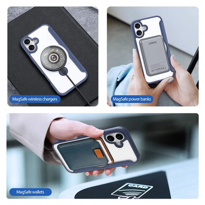 DUX DUCIS Skin X Pro Series for iPhone 16 Plus Case Compatible with MagSafe Leather Cover Kickstand
