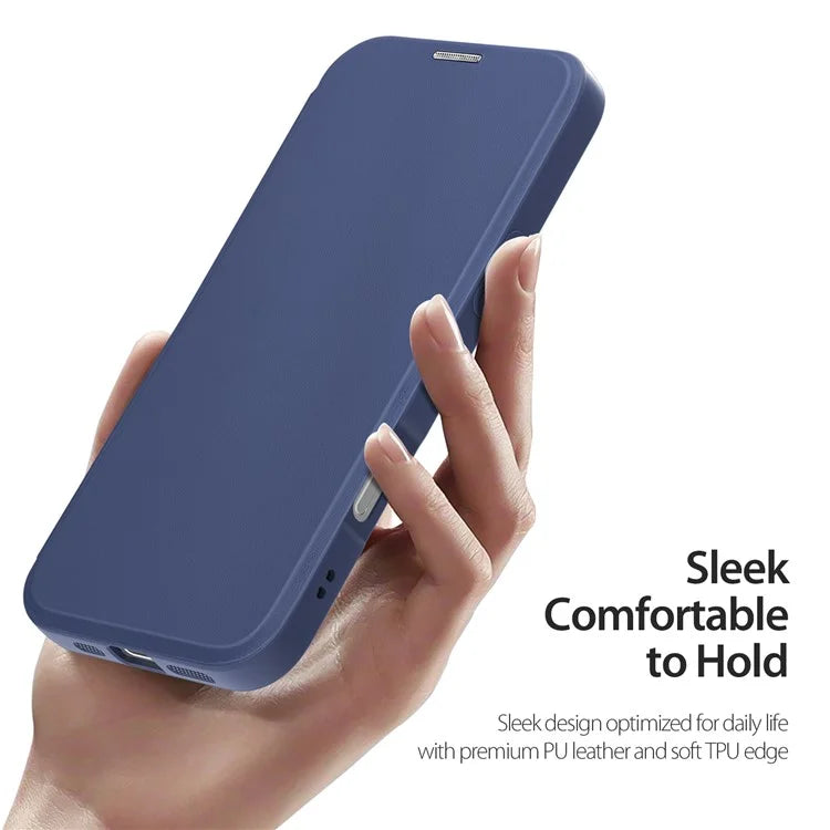 DUX DUCIS Skin X Pro Series for iPhone 16 Plus Case Compatible with MagSafe Leather Cover Kickstand