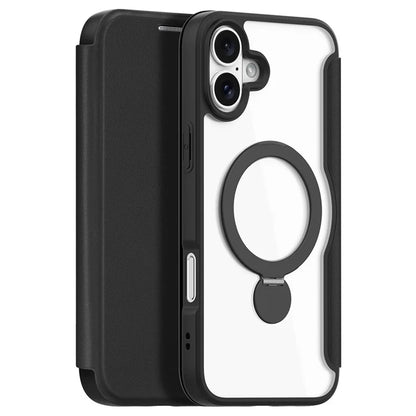 DUX DUCIS Skin X Pro Series for iPhone 16 Plus Case Compatible with MagSafe Leather Cover Kickstand