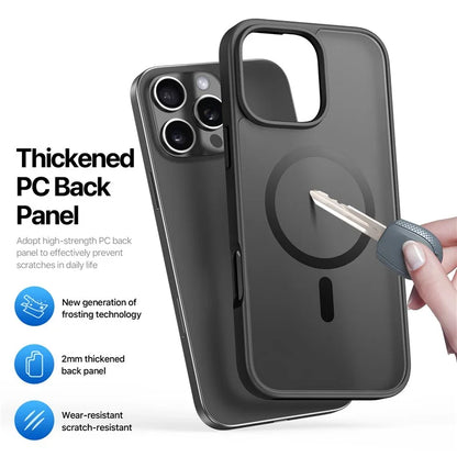 DUX DUCIS Yind Series For iPhone 16 Pro Max Magnetic Case TPU Frame Matte PC Back Phone Cover