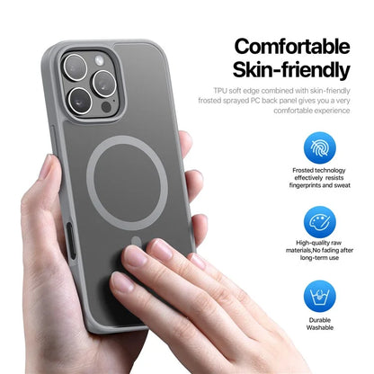 DUX DUCIS Yind Series For iPhone 16 Pro Max Magnetic Case TPU Frame Matte PC Back Phone Cover