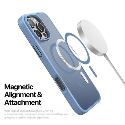 DUX DUCIS Yind Series For iPhone 16 Pro Max Magnetic Case TPU Frame Matte PC Back Phone Cover