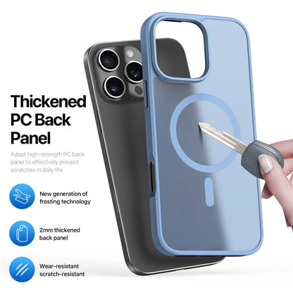 DUX DUCIS Yind Series For iPhone 16 Pro Max Magnetic Case TPU Frame Matte PC Back Phone Cover