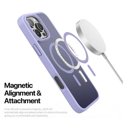 DUX DUCIS Yind Series For iPhone 16 Pro Max Magnetic Case TPU Frame Matte PC Back Phone Cover