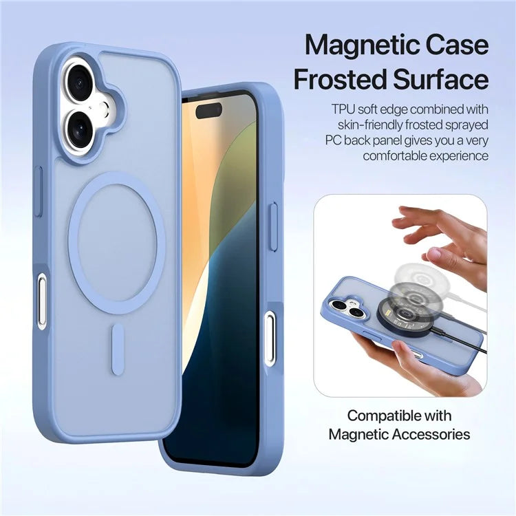 DUX DUCIS Lawa Series for iPhone 16 Plus Case Compatible with MagSafe Detachable Cowhide Leather Wallet Cover