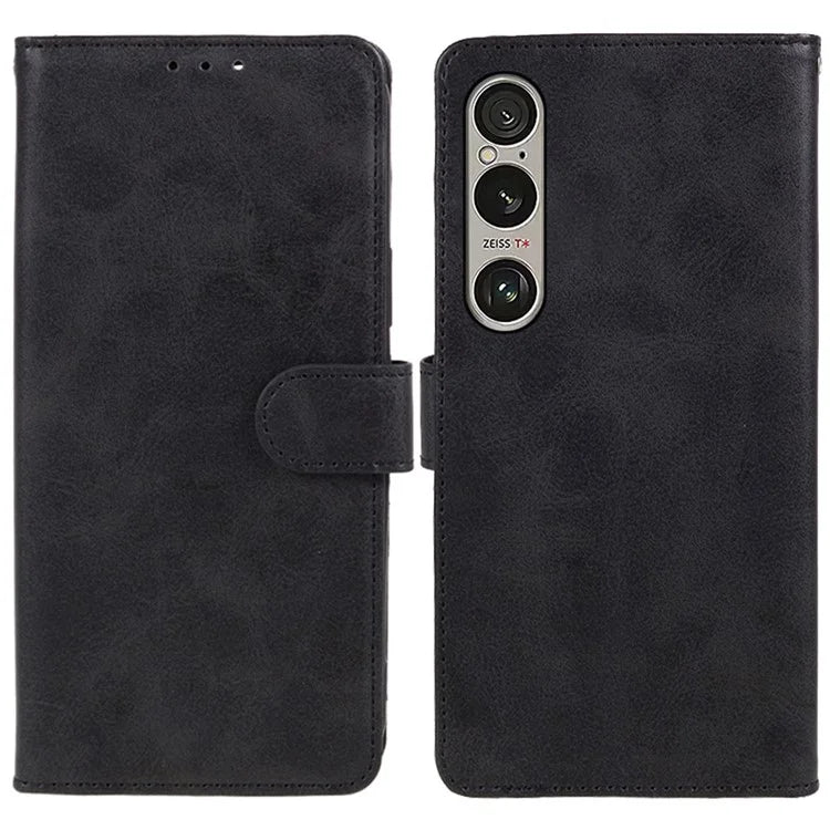 For Sony Xperia 1 VI Case PU Leather Stand Function Folio Phone Cover