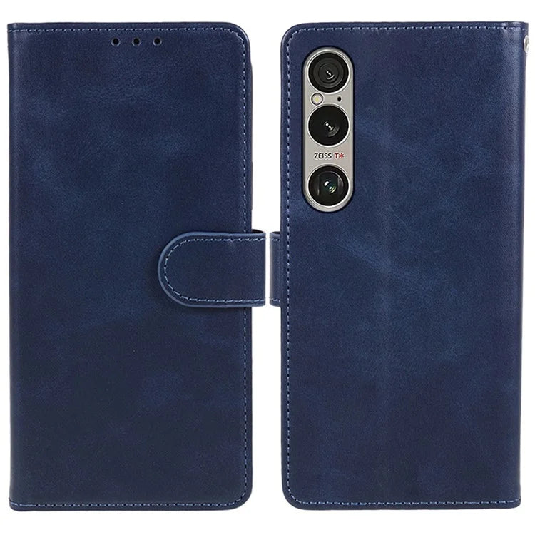 For Sony Xperia 1 VI Case PU Leather Stand Function Folio Phone Cover