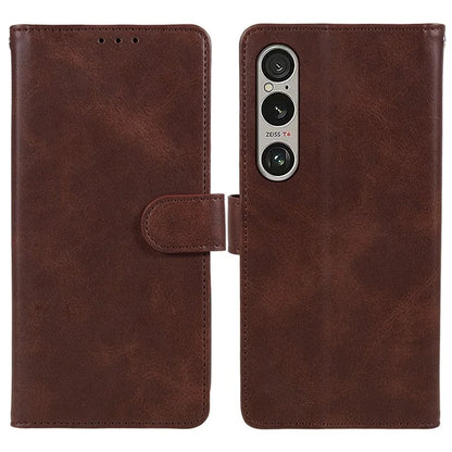 For Sony Xperia 1 VI Case PU Leather Stand Function Folio Phone Cover