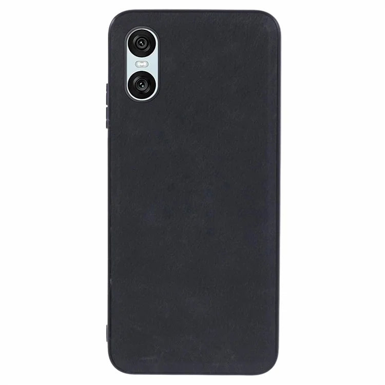 For Sony Xperia 10 VI Case Slim Retro Leather Back Cover Shell