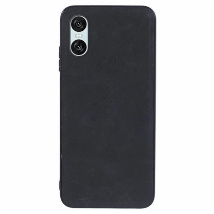 For Sony Xperia 10 VI Case Slim Retro Leather Back Cover Shell