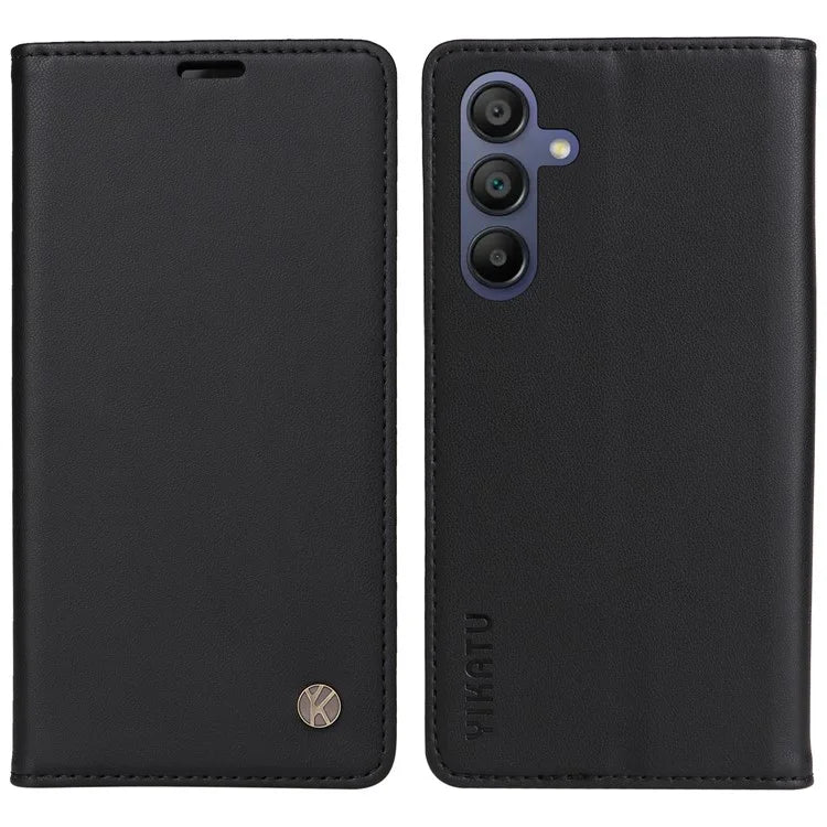 YIKATU YK-001 For Samsung Galaxy A16 5G Case Stand Leather Phone Cover Strong Magnetic Closure
