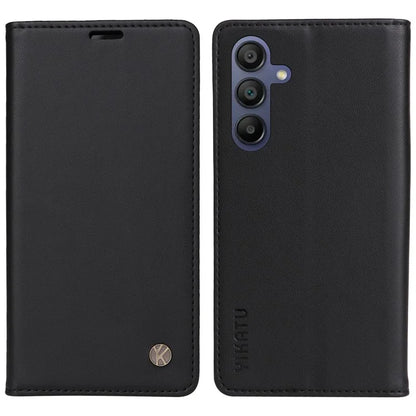 YIKATU YK-001 For Samsung Galaxy A16 5G Case Stand Leather Phone Cover Strong Magnetic Closure
