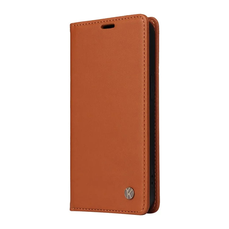 YIKATU YK-001 For Samsung Galaxy A16 5G Case Stand Leather Phone Cover Strong Magnetic Closure