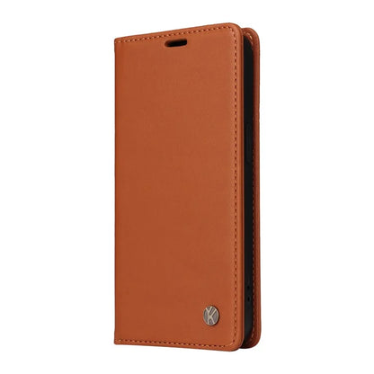 YIKATU YK-001 For Samsung Galaxy A16 5G Case Stand Leather Phone Cover Strong Magnetic Closure