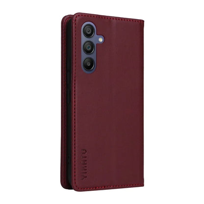 YIKATU YK-001 For Samsung Galaxy A16 5G Case Stand Leather Phone Cover Strong Magnetic Closure