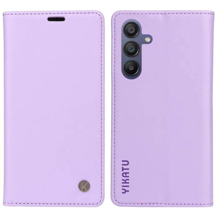 YIKATU YK-001 For Samsung Galaxy A16 5G Case Stand Leather Phone Cover Strong Magnetic Closure