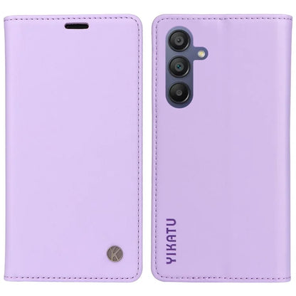 YIKATU YK-001 For Samsung Galaxy A16 5G Case Stand Leather Phone Cover Strong Magnetic Closure