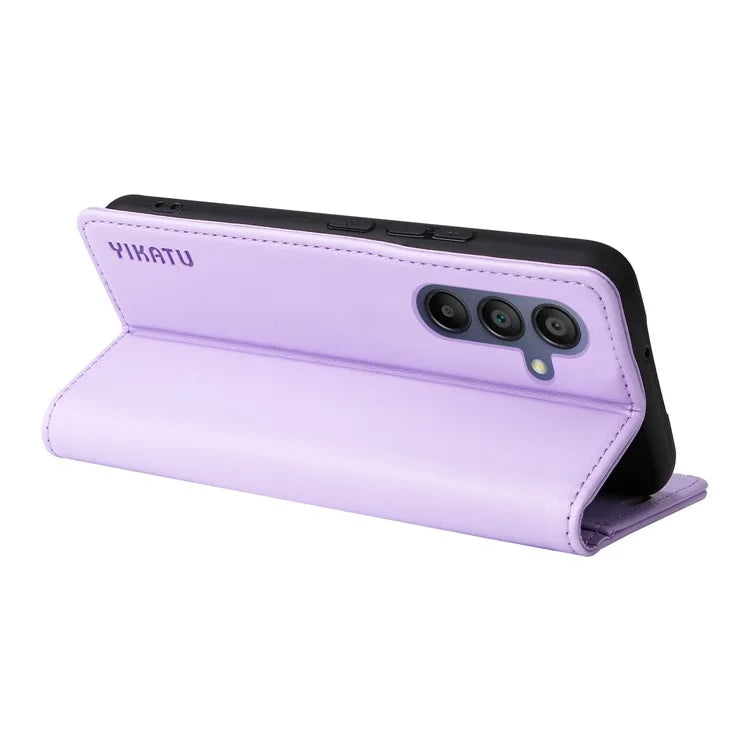 YIKATU YK-001 For Samsung Galaxy A16 5G Case Stand Leather Phone Cover Strong Magnetic Closure