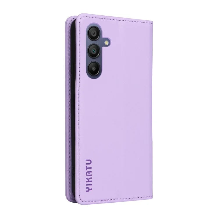 YIKATU YK-001 For Samsung Galaxy A16 5G Case Stand Leather Phone Cover Strong Magnetic Closure