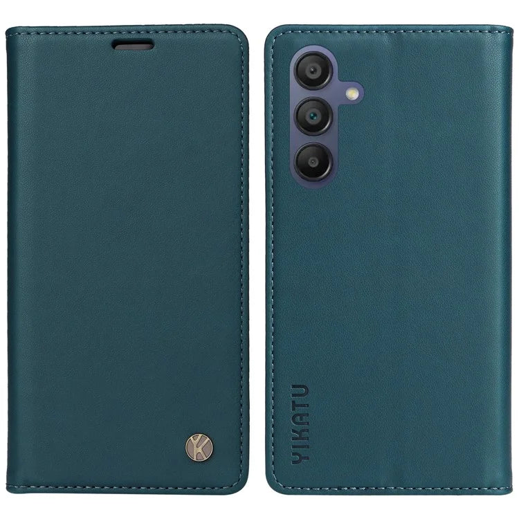 YIKATU YK-001 For Samsung Galaxy A16 5G Case Stand Leather Phone Cover Strong Magnetic Closure
