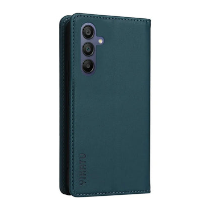 YIKATU YK-001 For Samsung Galaxy A16 5G Case Stand Leather Phone Cover Strong Magnetic Closure
