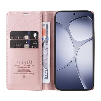 YIKATU YK-001 For Xiaomi Redmi K70 Ultra Case Stand Leather Phone Cover Strong Magnetic Closure