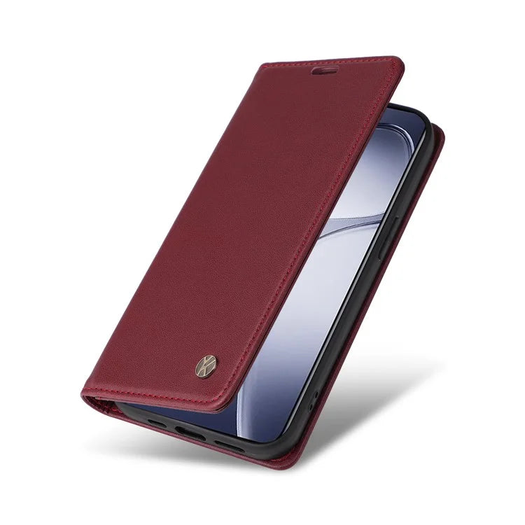 YIKATU YK-001 For Xiaomi Redmi K70 Ultra Case Stand Leather Phone Cover Strong Magnetic Closure
